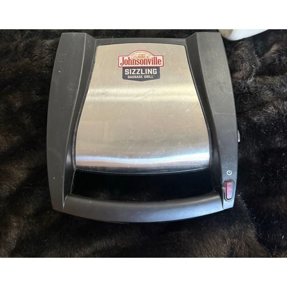 Johnsonville Sizzling Sausage Grill BTG0498 EUC Indoor - No Drip Tray - Works